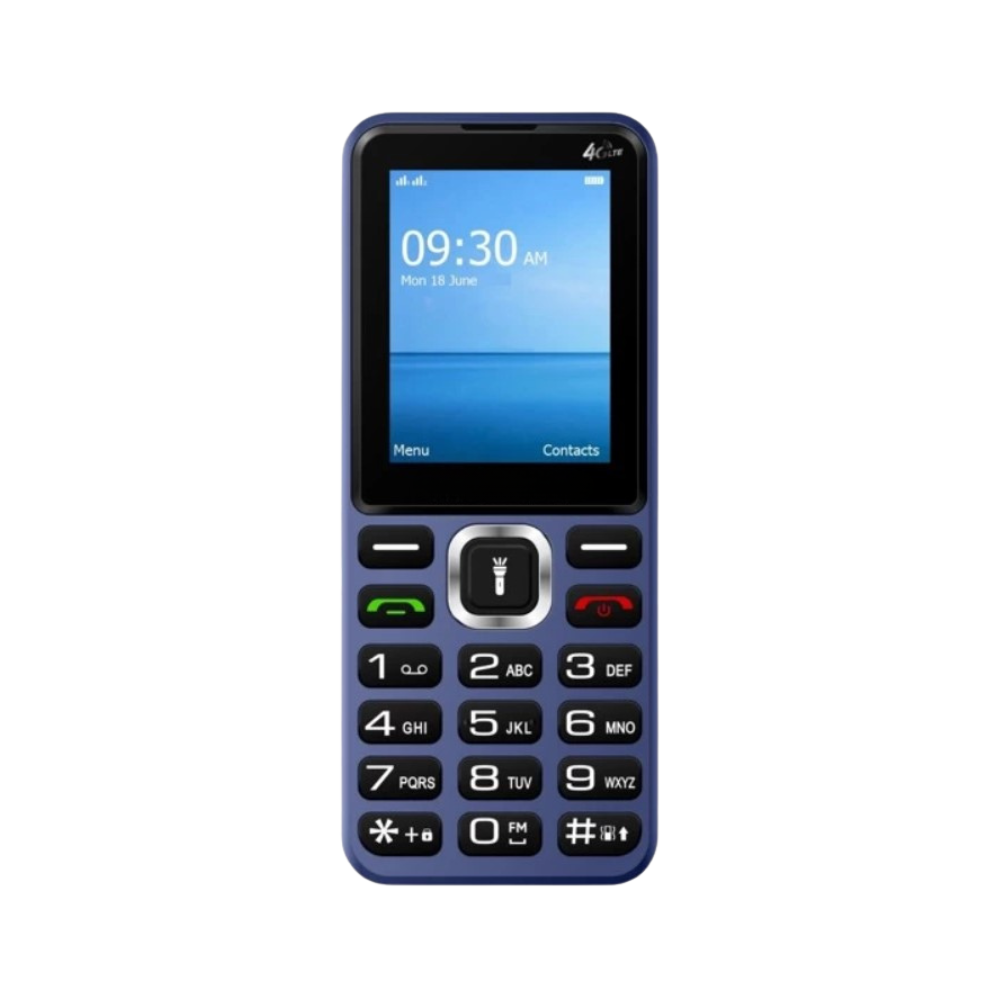 Hot Feature Phone izi T2 4G LTE GSM Dual SIM Card 2.4 Inch Screen Keypad Mobile Phone for Senior People