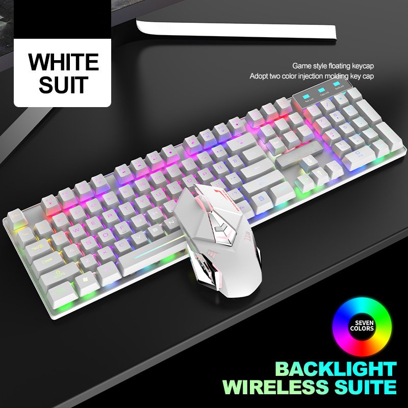 LED Backlit Gamer Keyboards USB Wired Keyboard Computer Game Keyboard RGB for PC Laptop Black OEM Logo Printing USB