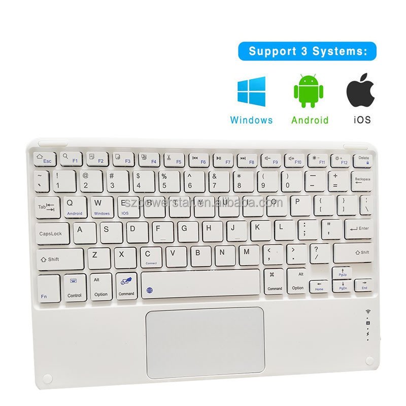 Wireless Blue Tooth Keyboard Case Portable keyboard with touchpad for Windows Android Ios Tablet Ipad Phone