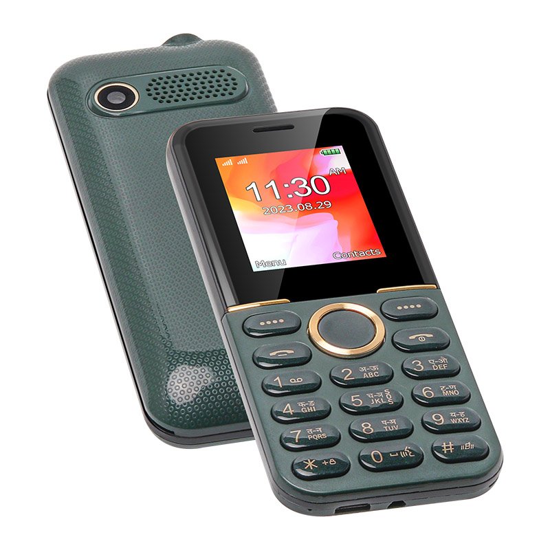 Hot Sale UNIWA E1806 1.77 Inch Screen Dual SIM Card Non-slip design Keypad Senior Phone