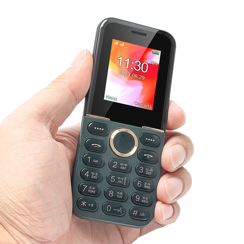 Hot Sale UNIWA E1806 1.77 Inch Screen Dual SIM Card Non-slip design Keypad Senior Phone