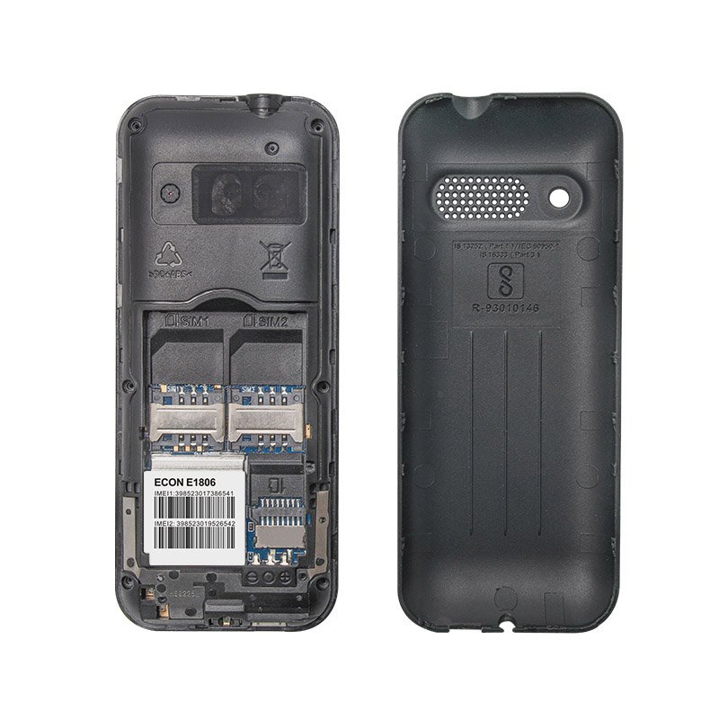 Hot Sale UNIWA E1806 1.77 Inch Screen Dual SIM Card Non-slip design Keypad Senior Phone
