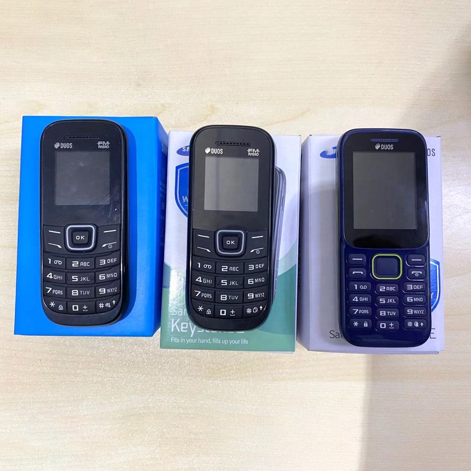Low end GSM Feature phone For Samsung B312 Original used mobile phones Cheap keypad Bar phone E1207t B110e B310E