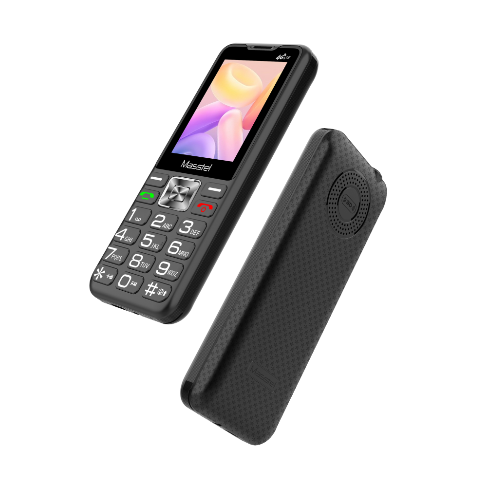 Wholesales Low Price Masstel izi T6 4G VoLTE Dual SIM Card Feature Product Battery 1800mAh Keypad Mobile Phone Made in Vietnam