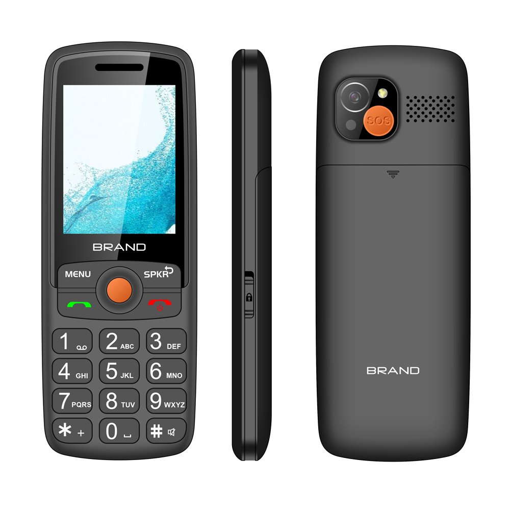 2.4 inch basic phone 1800mah battery bar 4g feature phone keypad 4g button phone