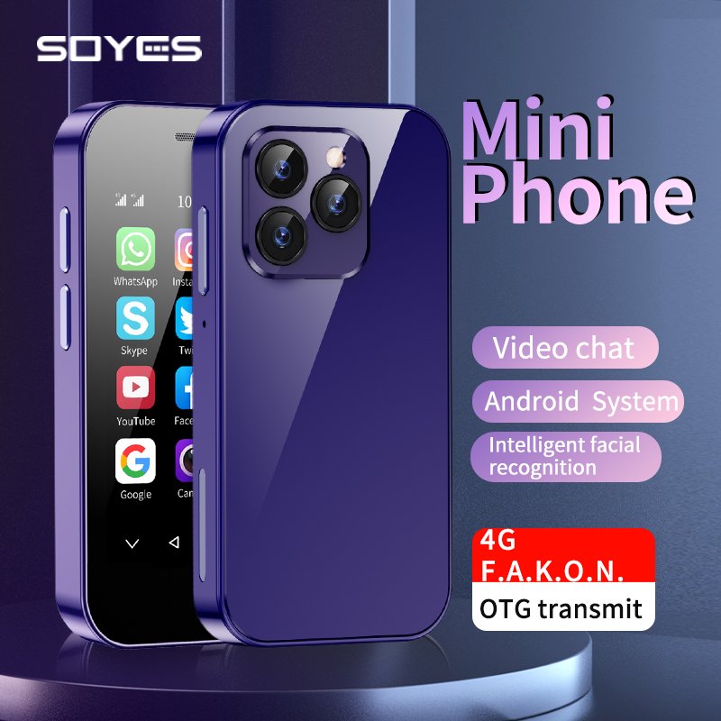 Cross border best-selling Soyes XS14Pro card machine 4G full network mini smartphone backup device
