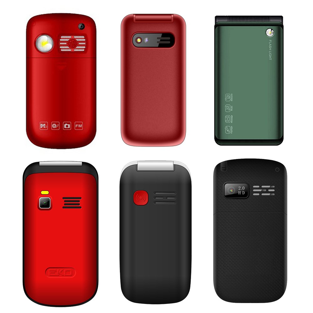 Customize Keypad Android Smart Flip Phone Touchscreen Dual Sim 4G Key Pad Mobile Phones Flip