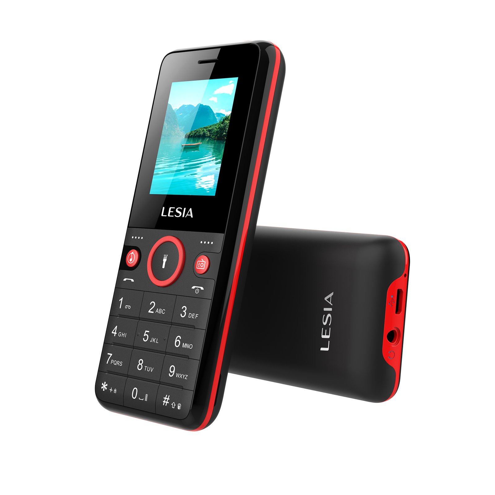 Fast Delivery LESIA 1.77 Inch Screen dual SIM Card Low Price Keypad Mobile Phone 2G GSM Feature Cell Phone