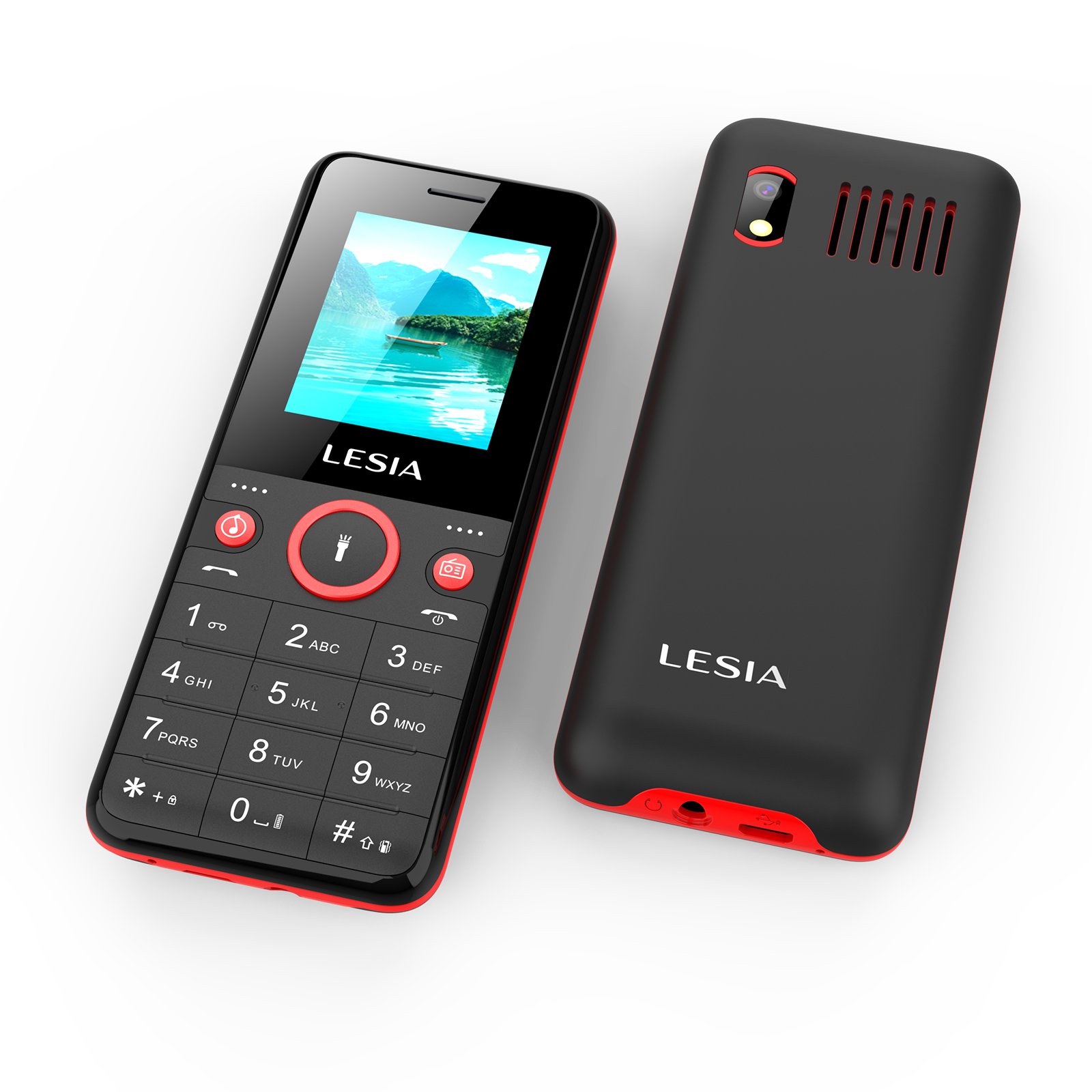 Fast Delivery LESIA 1.77 Inch Screen dual SIM Card Low Price Keypad Mobile Phone 2G GSM Feature Cell Phone