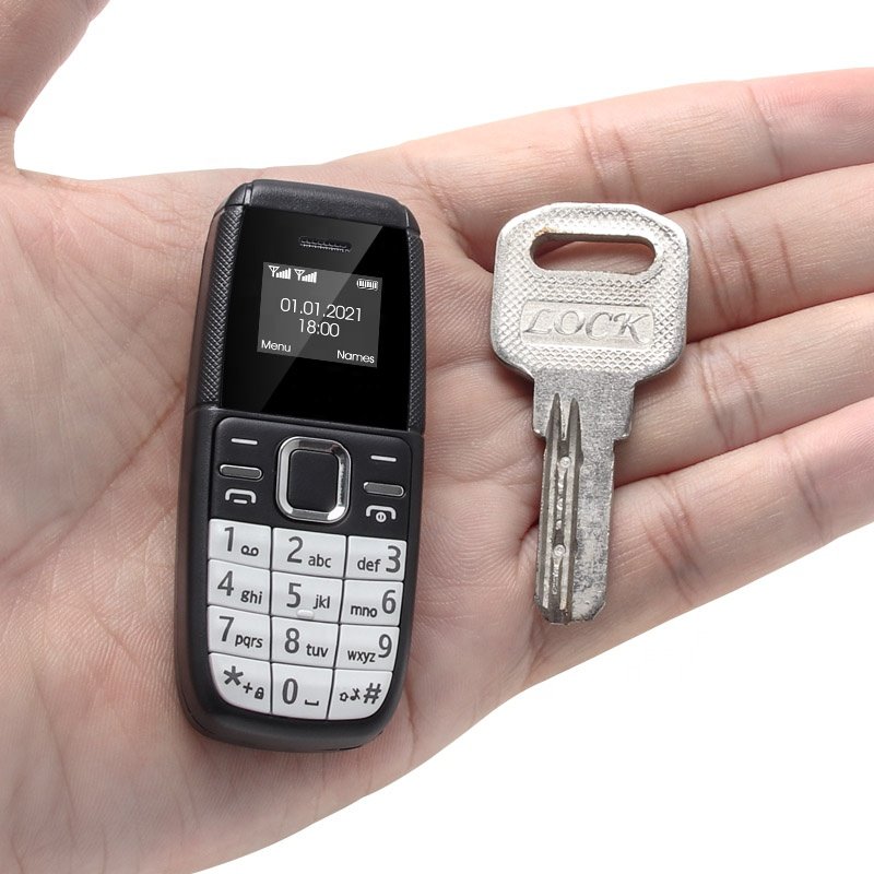Dual Nano SIM card slot GSM Quad Band Mini BM200 Bar Keypad very small mobile phones no camera