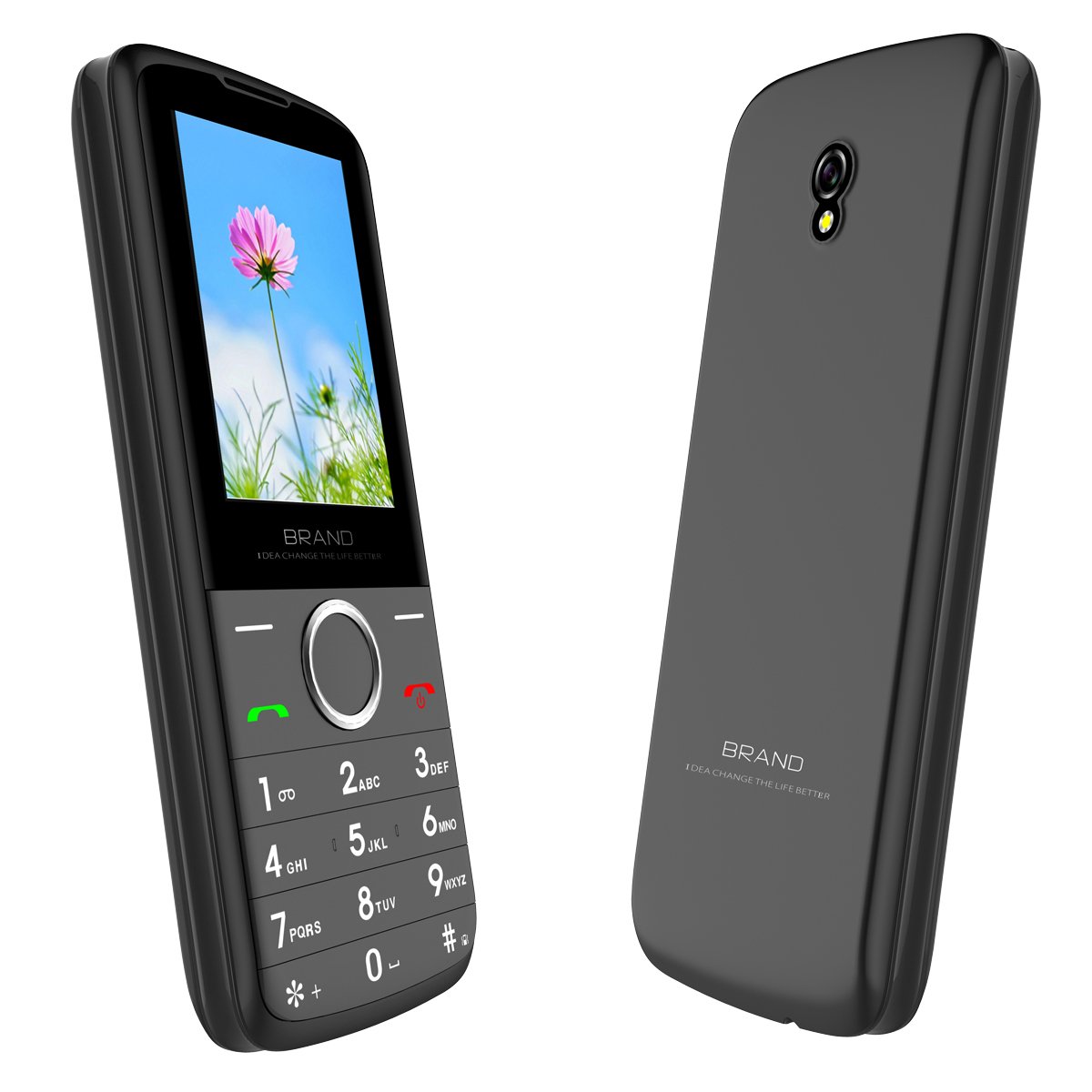 Kosher phone 2.4 inch dual sim slim design 4G Feature Phone