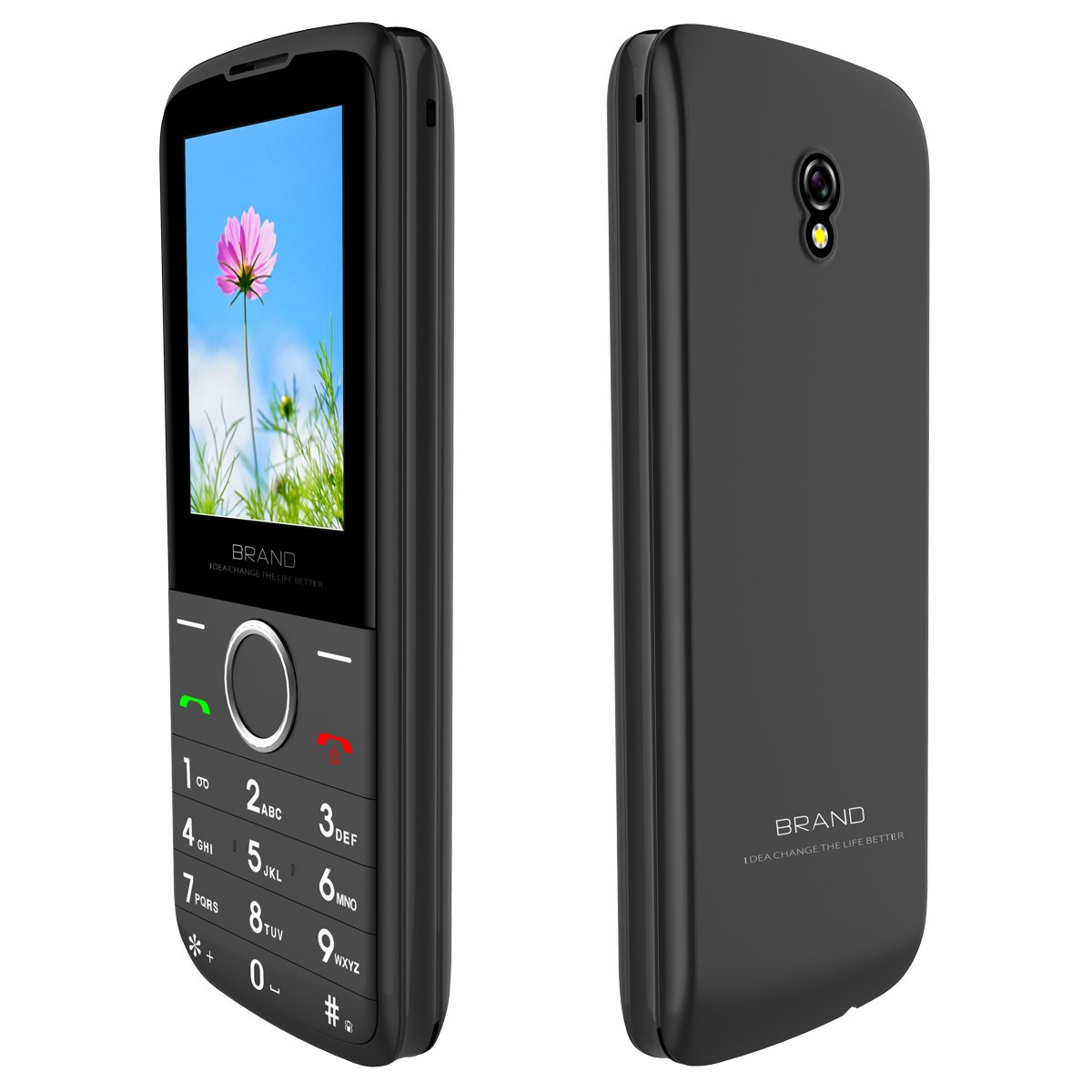 Kosher phone 2.4 inch dual sim slim design 4G Feature Phone