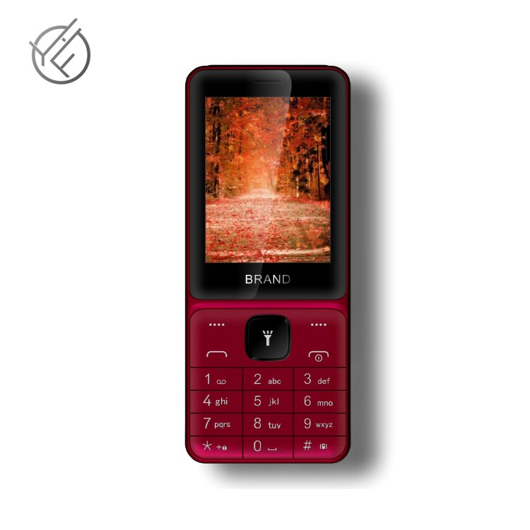 2.4 / 2.8 Inch Four SIM Quad SimLarge Battery Keypad Mobile Phone Feature Phone With Custom Logo