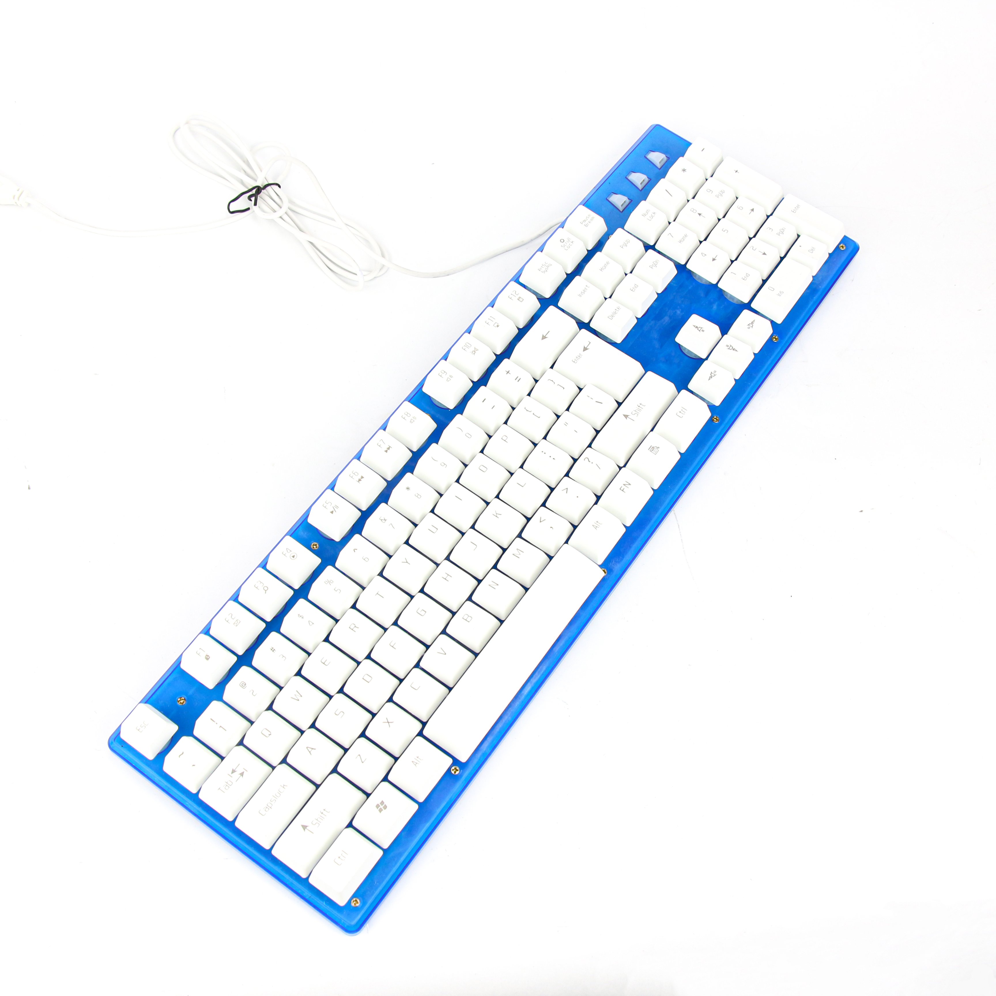 Cheap keyboard waterproof with multi media key and mobile phone holder gaming keyboard for gamer desktop pc computer