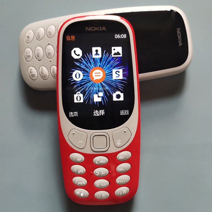 Cheap Feature Phone for Nokia 3310 2017 Original Seniors 2.4inch Bar Keypad Phones Single/Dual Sim Card Second Hand Mobile Phone