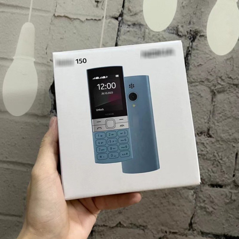 150 2023 GSM Feature Phone Non-intelligent Dual SIM Card Bar Keypad Student Seniors Keypad Mobile Phone