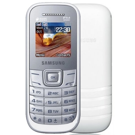 second-hand mobile phone for SAMSUNG E1207Y(NEW VERSION)used 2g singlel-sim card keyboard cheap original bar feature cellphone