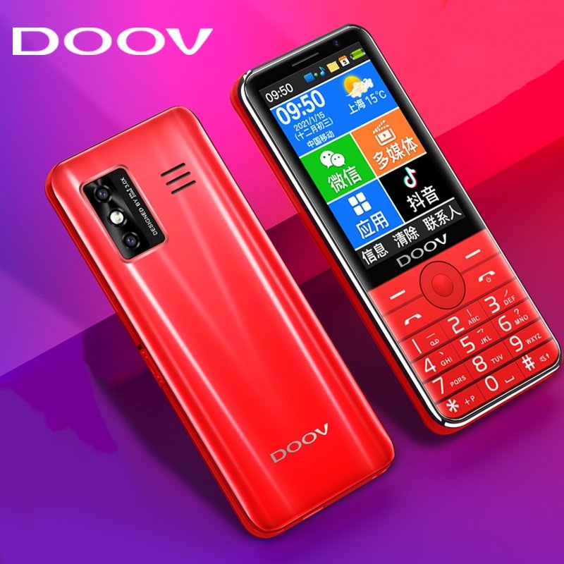 Doov R17 4G Elder Children Mobile Phone Dual Sim Card Feature Phone with Android Keypad Touch Screen 32gb Lot Stock