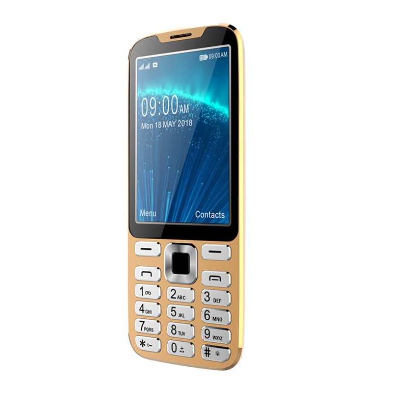 Yingtai bar design GSM quad band 3.5 inch screen feature phones with electroplate keypad