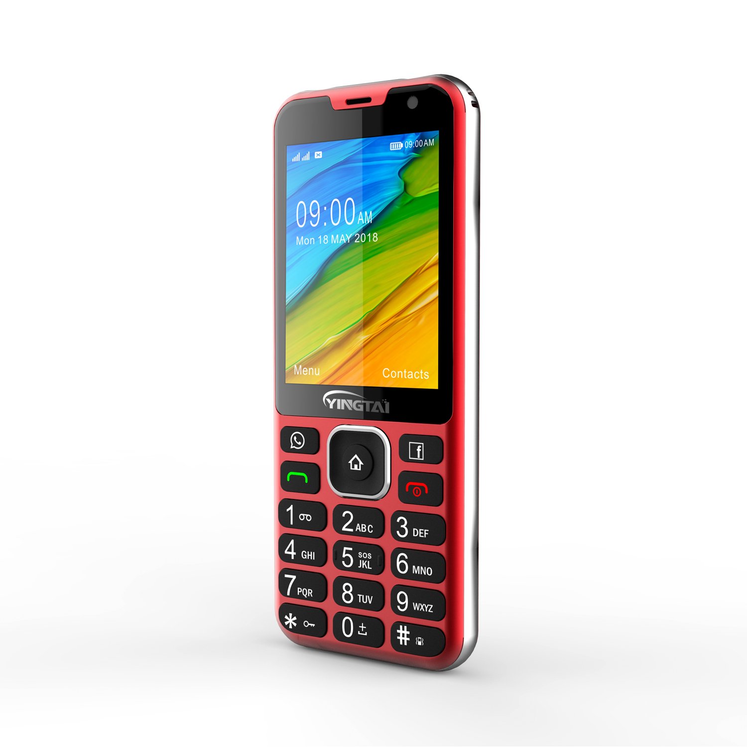 2.8 inch keypad 4g smart phone KaiOS unlocked lte GPS WIFI dual sim 4g mobile phone