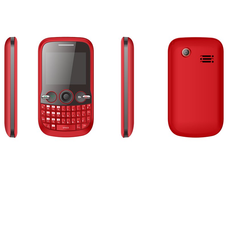 2022 New 3G 4G T107 Phone 1.7 Inch Supply Oem Custom 3G 4G Smart With Full Keypad Qwerty Keyboard Phone