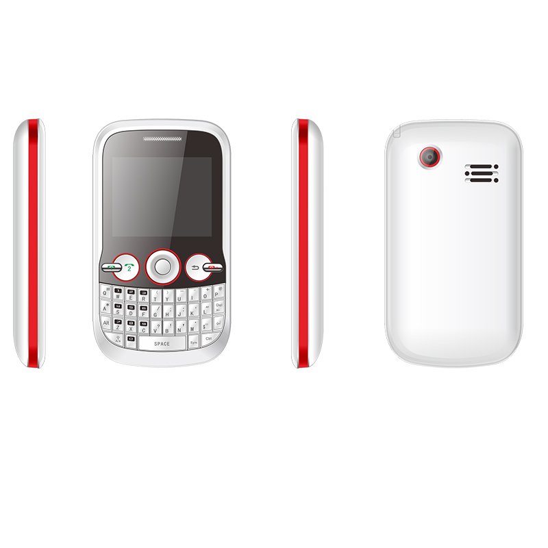 2022 New 3G 4G T107 Phone 1.7 Inch Supply Oem Custom 3G 4G Smart With Full Keypad Qwerty Keyboard Phone