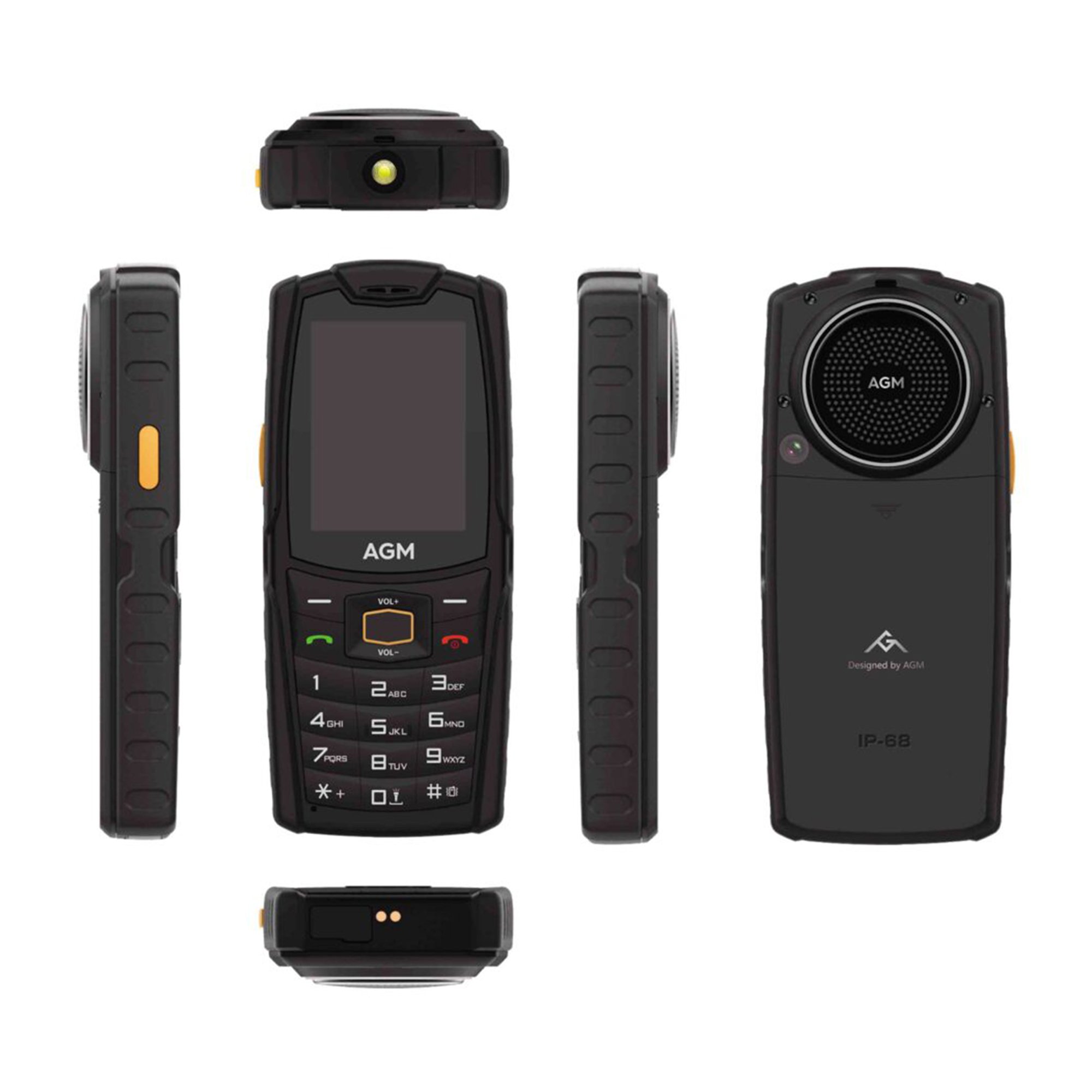 [RTS] AGM M6 Support LED torch on top T107 mobile phone button 4g keypad mobile phone 4g feature phone