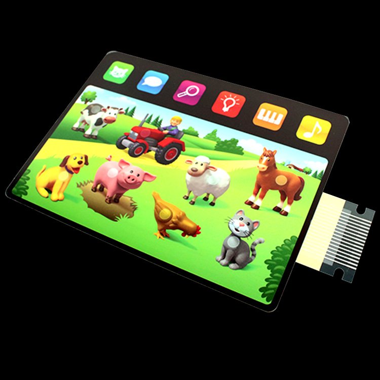 Colorful Membrane Switch Keypad Educational Toys Kids