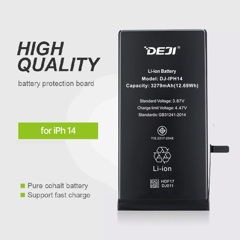 DEJI Dual IC strong protection 3279mAh A2649 Standard battery for iphone 14