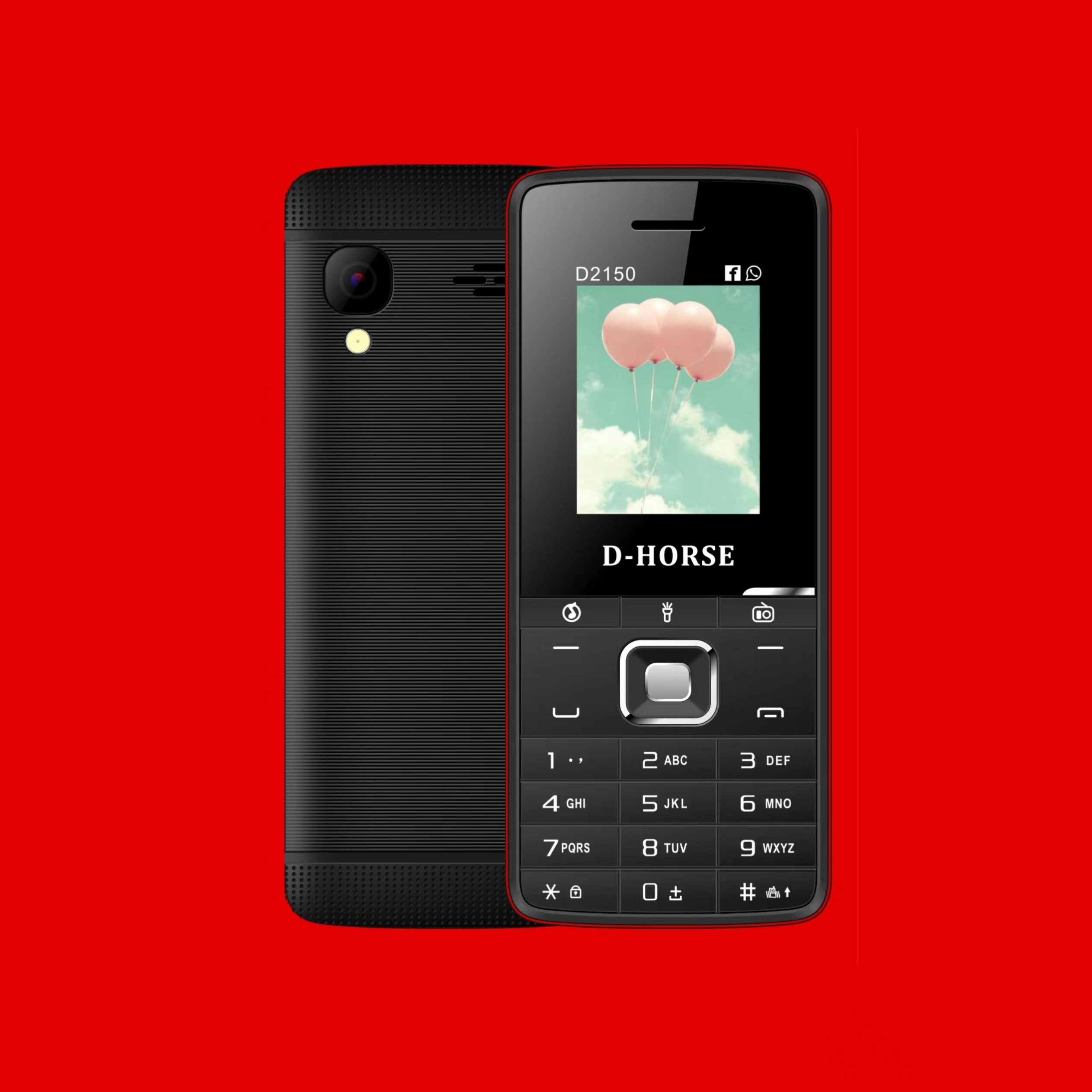 U-FM 2150 1.8" Display Affordable Made In China Feature Keypad Small New Mobile Phones