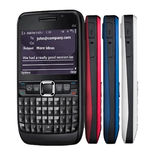 For NK E63 Original Simple Full QWERTY Keyboard 3G Cheap Bar Unlocked Mobile Cell Phone By Post