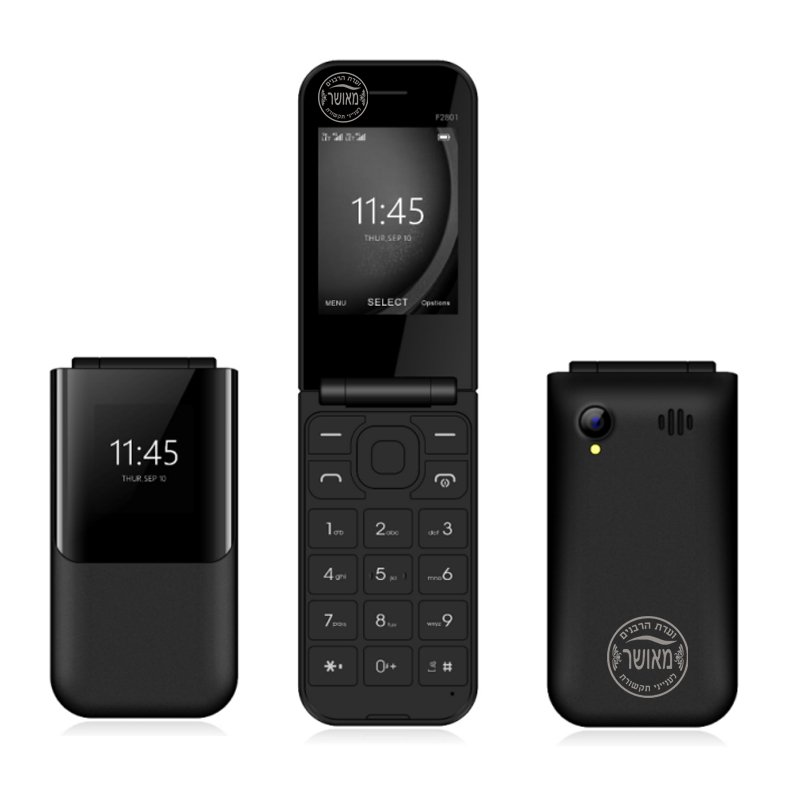 Oem 4g flip mobile phone for nokia senior elderly big keypad phone flip fold dual sim card 2.8inch screen T107 volte cellphones