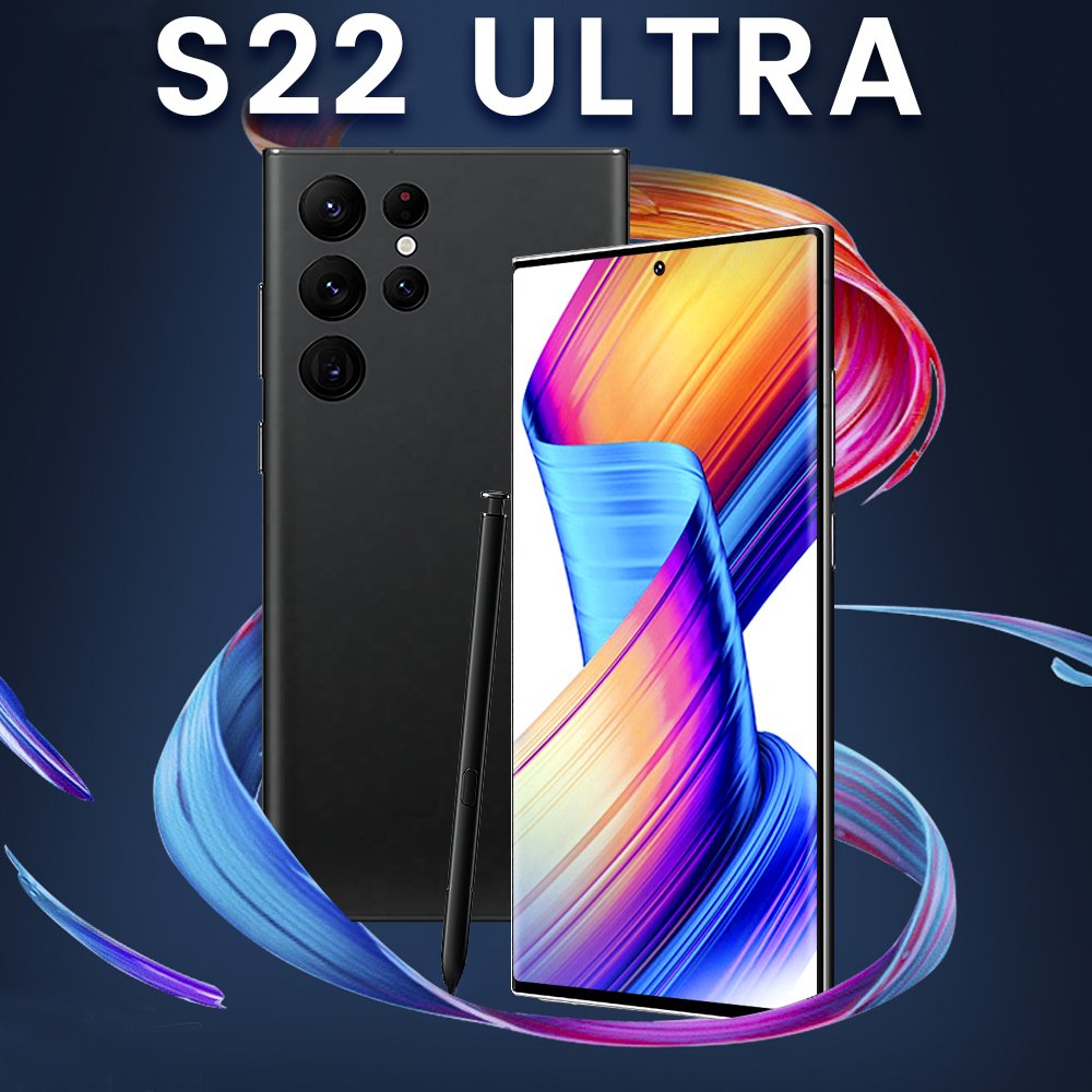 5G Smartphone S22 Ultra 7.3 inch Full Screen 12+256G Mobile Phones With stylus pen Original i phone11 keypad mobile phone