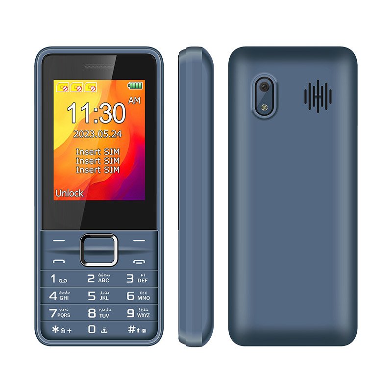 ECON E2454 2.4 Inch 25BI Big Battery Fashion GSM Keypad 3 SIM Card Mobile Phone