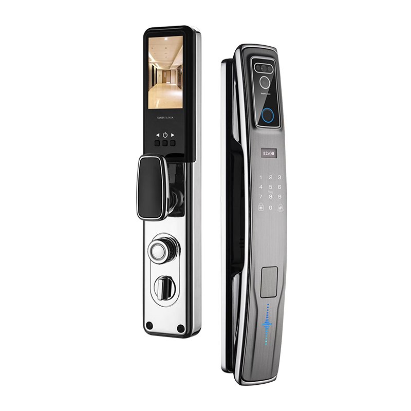 3D Face Recognition Door Lock Automatic Locking with Face Scan Fingerprint Keypad Lock Tuya Wifi Smart Door Lock Camera