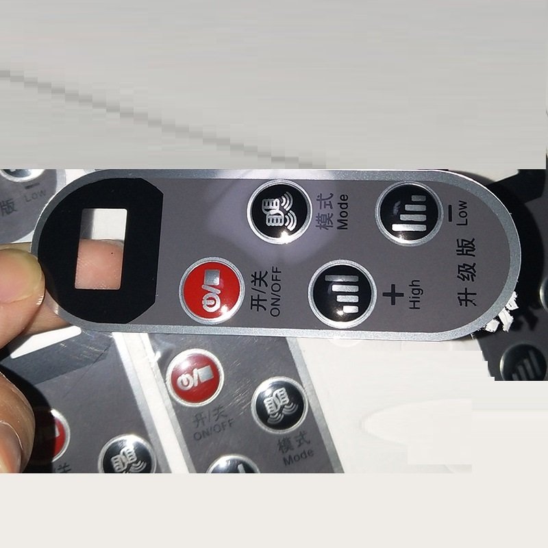 Factory Price Pvc Frosted Keypad Control Panel Custom Logo Control Button Membrane Keypad