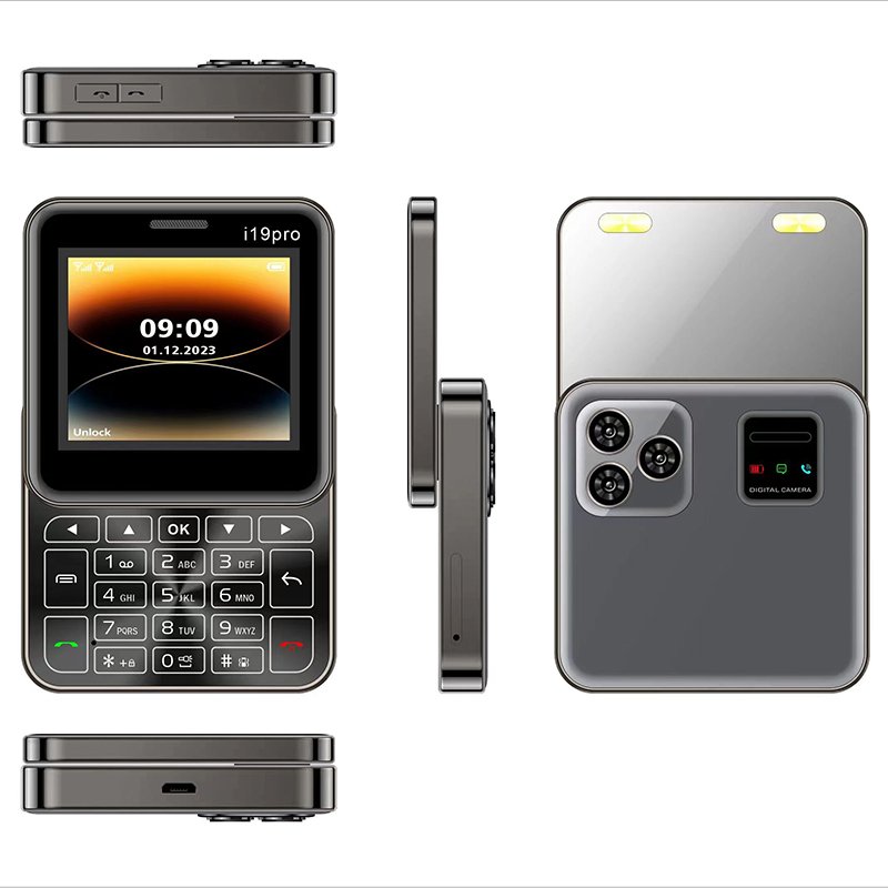 New Arrival i19 Pro 2.4inch 1400mAh inbuilt Battery Dual Sim GSM Old Fashion Classic Design Slide Mobile Phone