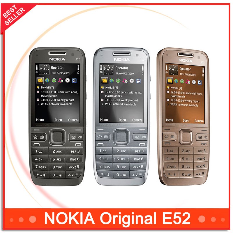 New cross-border E52 non smartphone 3G elderly phone student button straight board phone