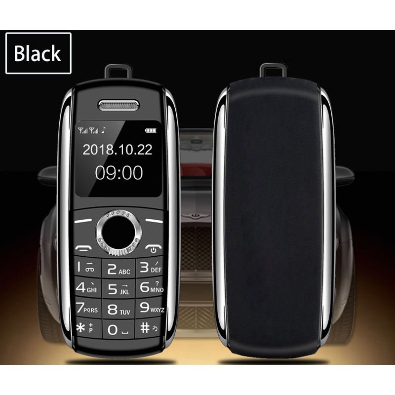 Car Key Mobile Phone X8 0.66" 2G GSM Telephone Dual SIM Wireless Bluetooth Dialer Recording Finger Size Small Cellphone