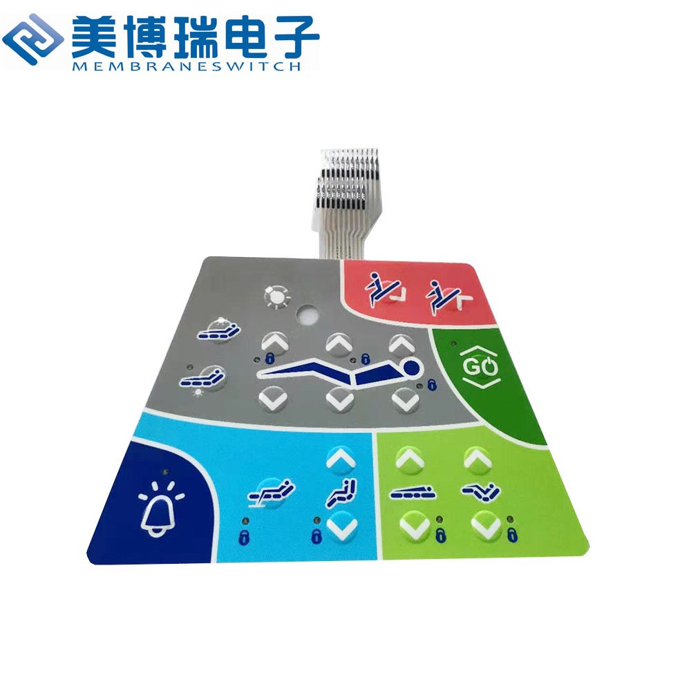 Custom Key Pad Graphic Overlay Button Panel Membrane Keypad Keyboard Membrane Switch