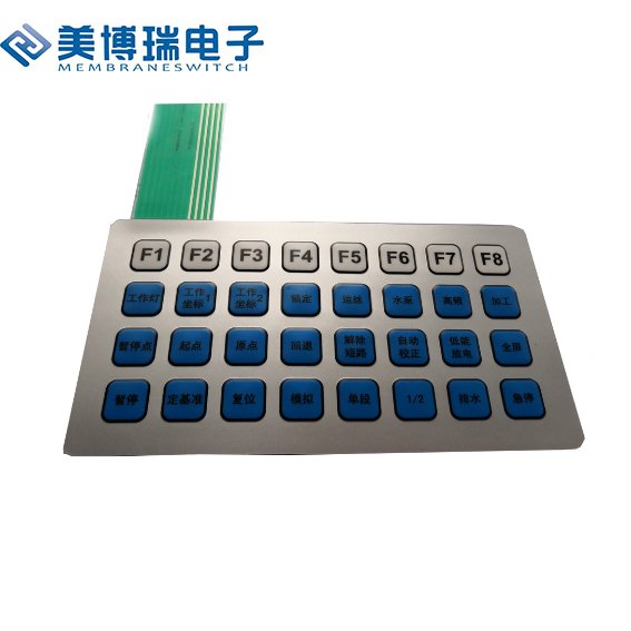 Custom Key Pad Graphic Overlay Button Panel Membrane Keypad Keyboard Membrane Switch