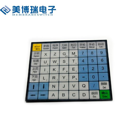 Custom Key Pad Graphic Overlay Button Panel Membrane Keypad Keyboard Membrane Switch
