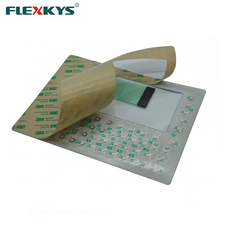 Embossed Keys Metal Dome Tactile Membrane Keyboard Switch For Barcode Scale