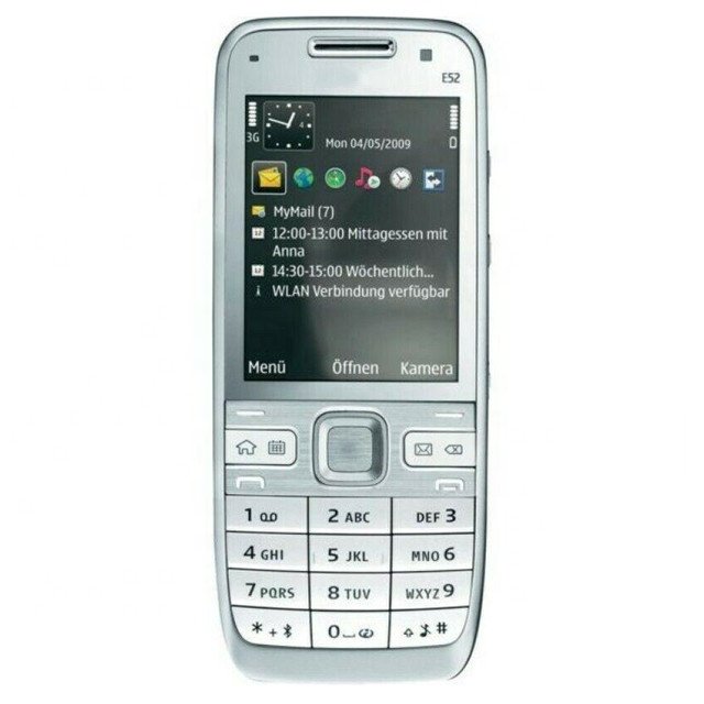 Hot Selling E52 For Nokia WIFI GPS JAVA 3G Cheap Bar Unlocked Mobile Cell Phone handset Russian Arabic Hebrew keyboard phone