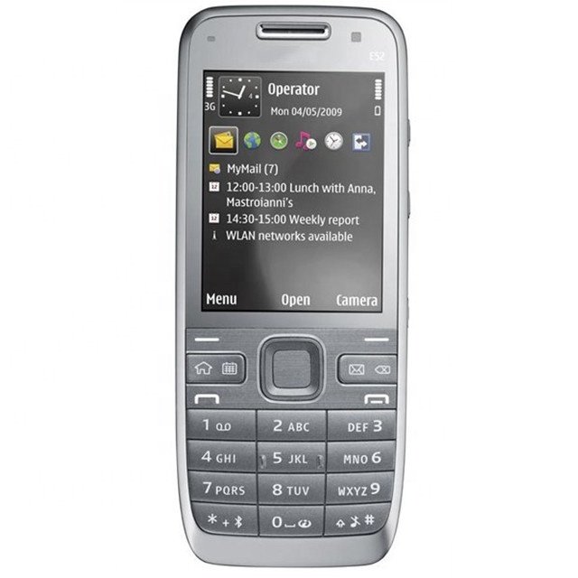 Hot Selling E52 For Nokia WIFI GPS JAVA 3G Cheap Bar Unlocked Mobile Cell Phone handset Russian Arabic Hebrew keyboard phone
