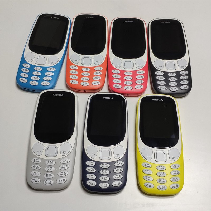 New cross-border mobile phone 3310 2.4 non intelligent straight board elderly dual card function phone