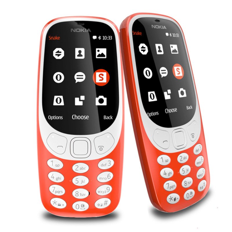 New cross-border mobile phone 3310 2.4 non intelligent straight board elderly dual card function phone