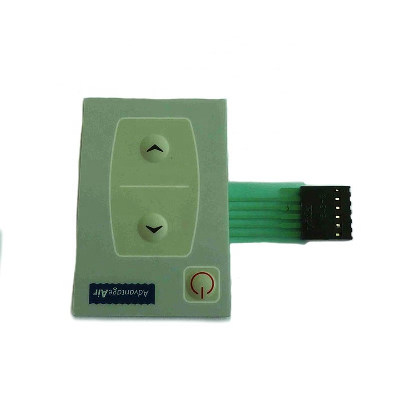 OEM Manufacturer Control Panel Silk Screen Printing Flat Key Tactile Membrane Switch Keypad Keyboard
