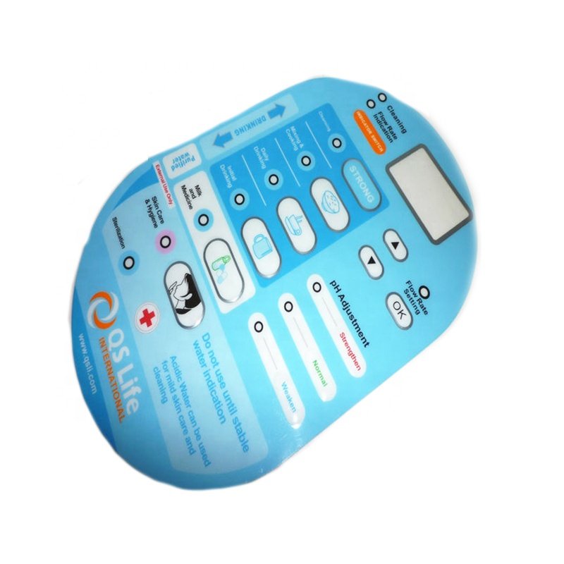 OEM Manufacturer Control Panel Silk Screen Printing Flat Key Tactile Membrane Switch Keypad Keyboard
