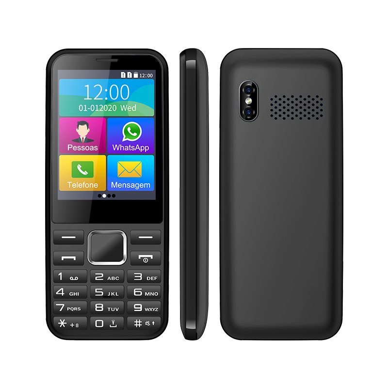 OEM UNIWA A2801 2.8 Inch 3G Support whatsapp/facebook/twitter GPS Keypad Low Cost Android Mobile Phone